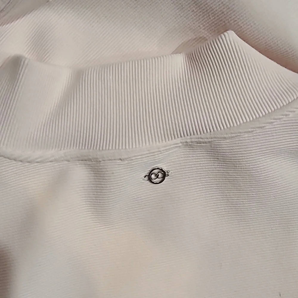 CALIA by Carrie Faded Pink Ellevate Ottoman Funnel Pullover Size XL - Picture 7 of 7